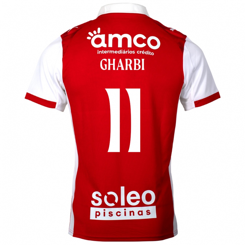 ילדים איסמאל גארבי #11 אדום לבן ג'רזי ביתית 2025/26 חולצה קצרה