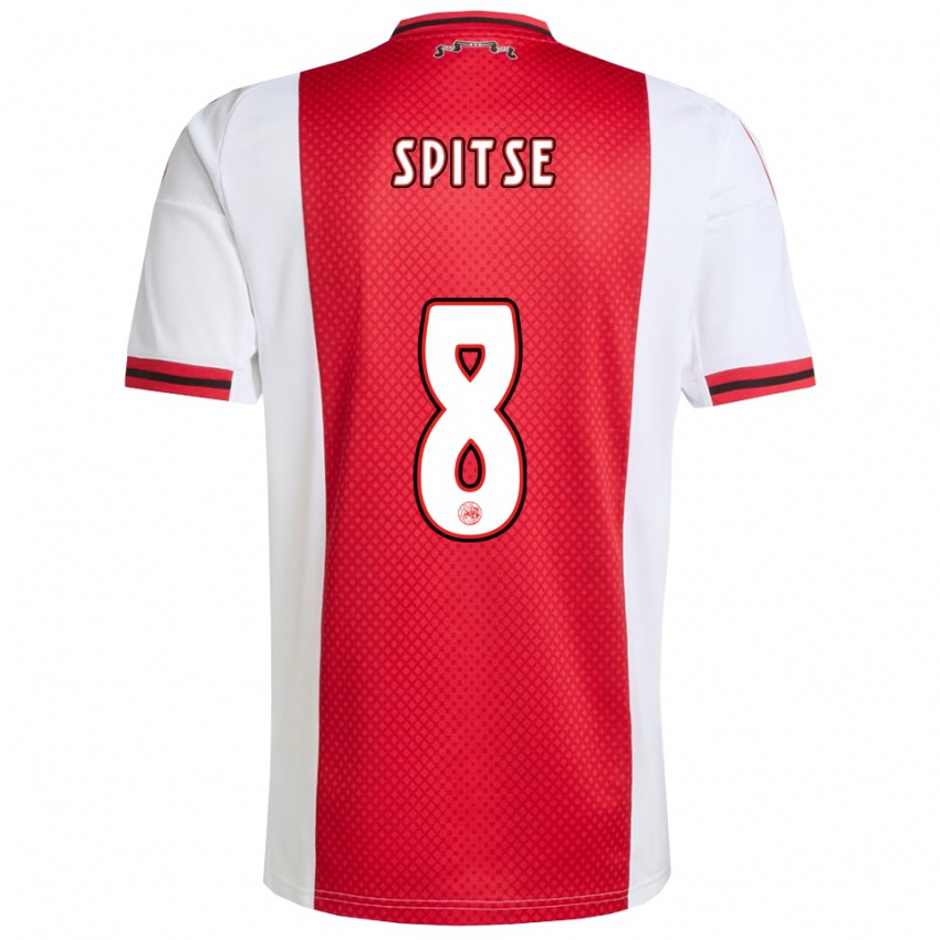 ילדים שרידה ספיצה #8 אדום לבן ג'רזי ביתית 2025/26 חולצה קצרה