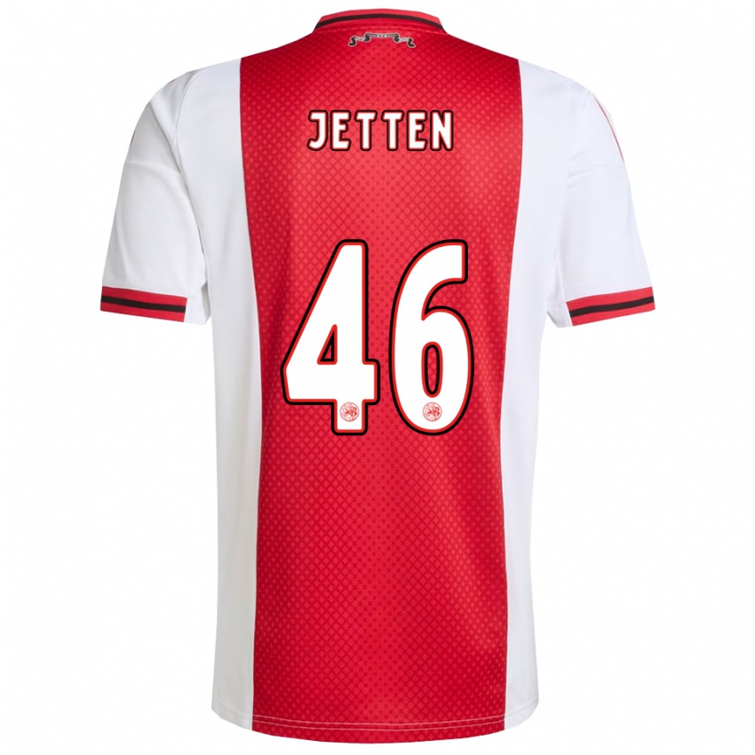 ילדים לוקס יטן #46 אדום לבן ג'רזי ביתית 2025/26 חולצה קצרה