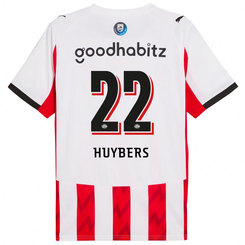 ילדים קווינטן הויברס #22 אדום לבן ג'רזי ביתית 2025/26 חולצה קצרה