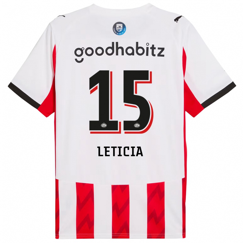 ילדים ברזיל חזייה לטיסיה #15 אדום לבן ג'רזי ביתית 2025/26 חולצה קצרה