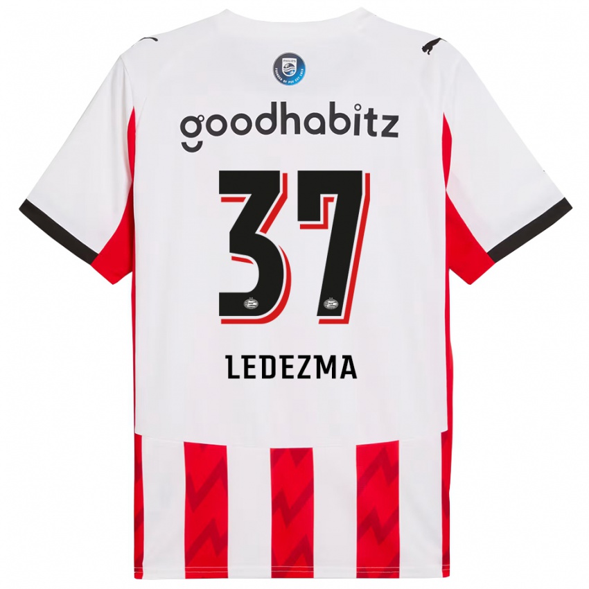 ילדים ריצ'רד לדסמה #37 אדום לבן ג'רזי ביתית 2025/26 חולצה קצרה