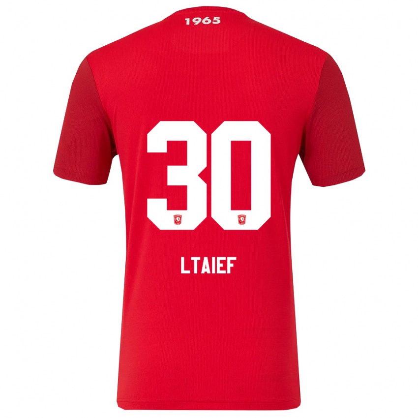 ילדים Sayfallah Ltaief #30 אדום לבן ג'רזי ביתית 2025/26 חולצה קצרה