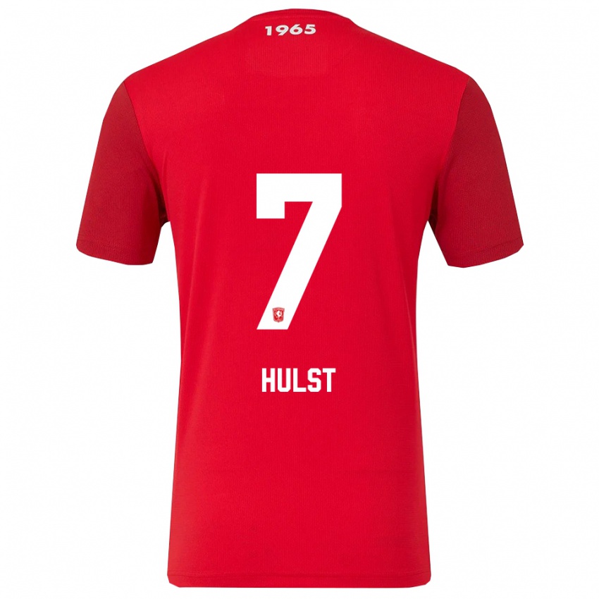 ילדים שרלוט תמר הולסט #7 אדום לבן ג'רזי ביתית 2025/26 חולצה קצרה