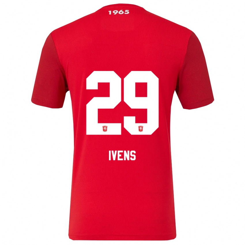 ילדים Rose Ivens #29 אדום לבן ג'רזי ביתית 2025/26 חולצה קצרה