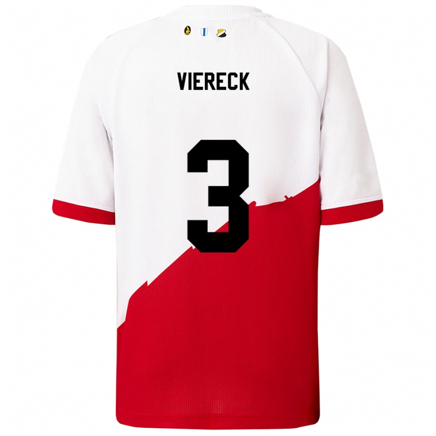 ילדים ניל וירק #3 לבן אדום ג'רזי ביתית 2025/26 חולצה קצרה