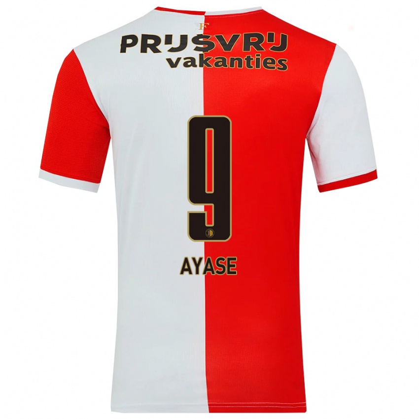 ילדים איאסה אוודה #9 אדום לבן ג'רזי ביתית 2025/26 חולצה קצרה