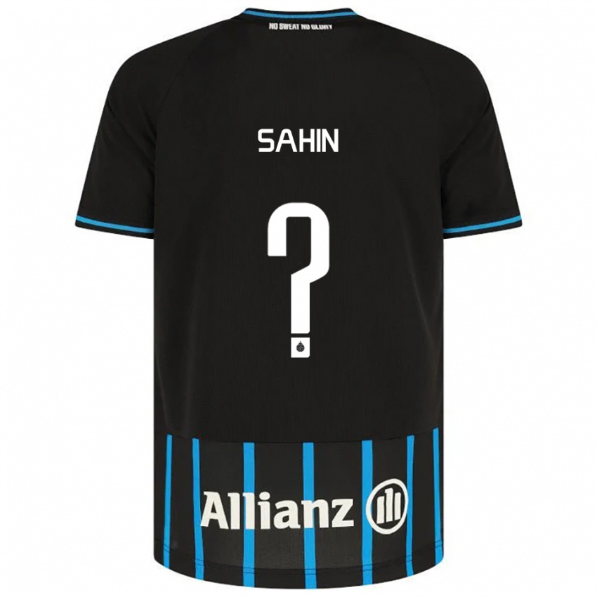 ילדים אילהאן שאהין #0 שחור כחול ג'רזי ביתית 2025/26 חולצה קצרה