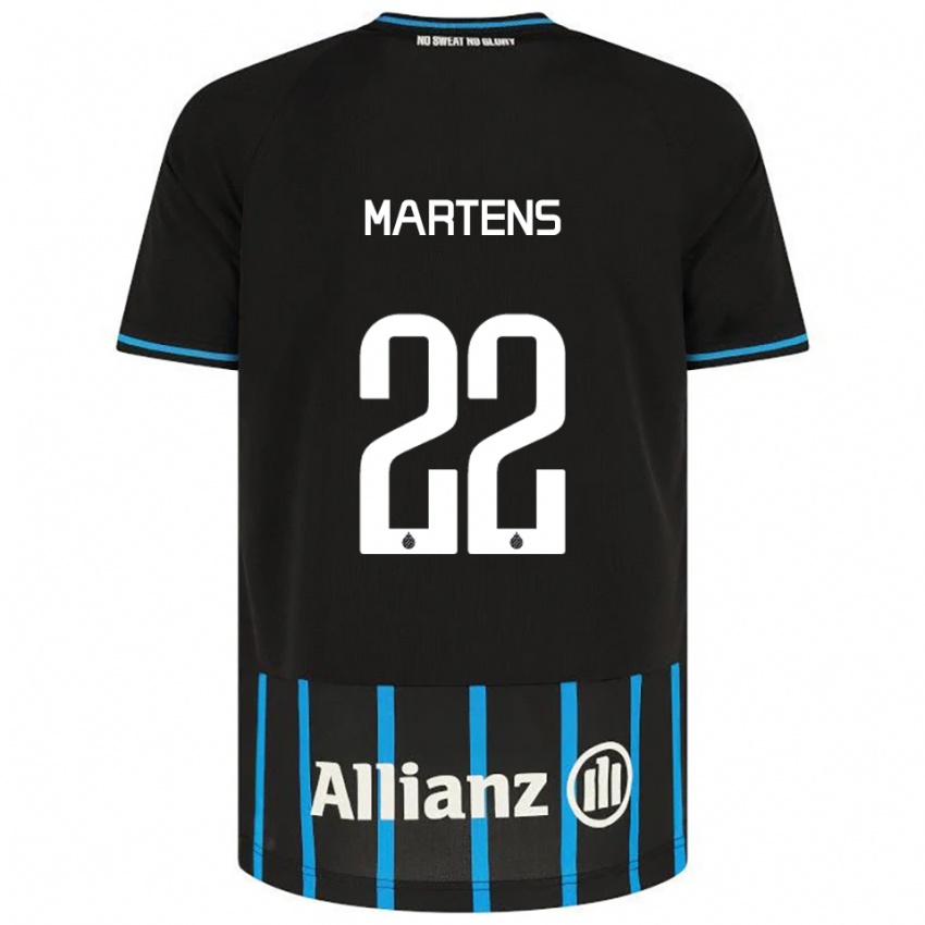 ילדים Quinze Martens #22 שחור כחול ג'רזי ביתית 2025/26 חולצה קצרה