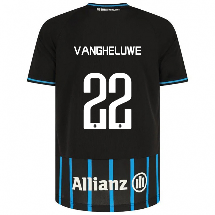 ילדים ג'ודי ואנגלווה #22 שחור כחול ג'רזי ביתית 2025/26 חולצה קצרה