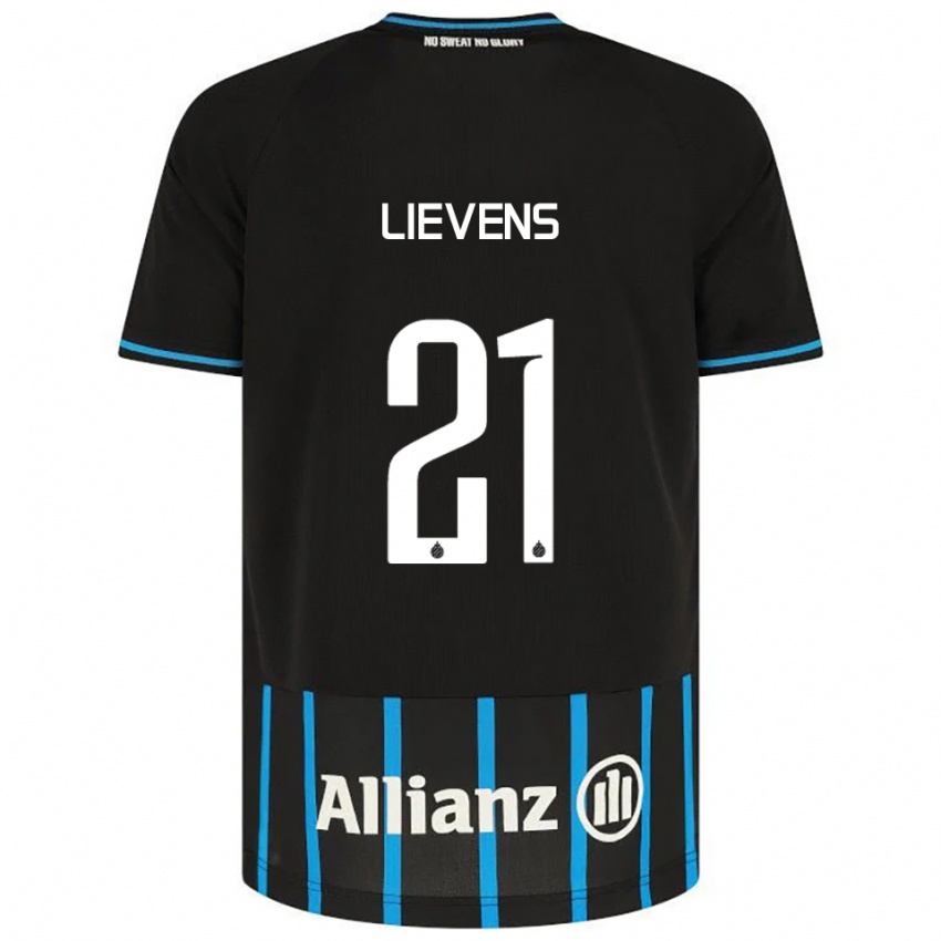 ילדים קייטלין ליאוונס #21 שחור כחול ג'רזי ביתית 2025/26 חולצה קצרה
