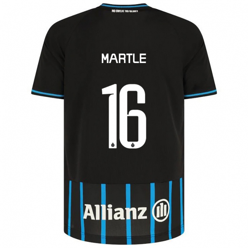 ילדים מרגו מרטלה #16 שחור כחול ג'רזי ביתית 2025/26 חולצה קצרה