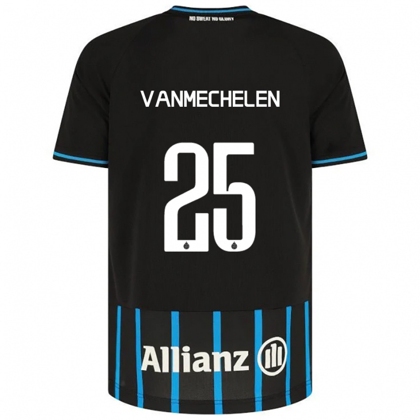 ילדים דווינייה ואנמכלין #25 שחור כחול ג'רזי ביתית 2025/26 חולצה קצרה