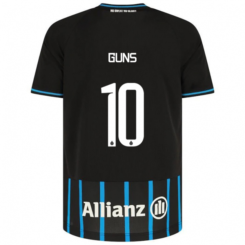 ילדים Celien Guns #10 שחור כחול ג'רזי ביתית 2025/26 חולצה קצרה