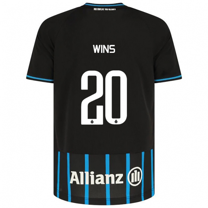 ילדים Axl Wins #20 שחור כחול ג'רזי ביתית 2025/26 חולצה קצרה
