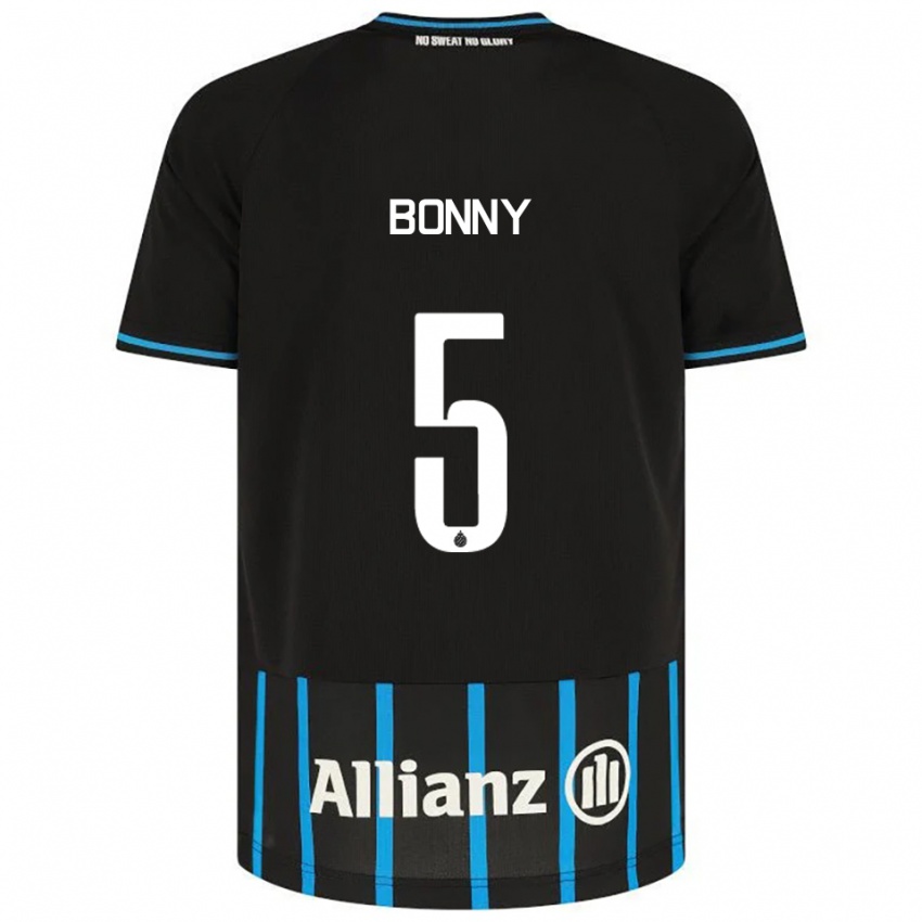 ילדים Chionne Bonny #5 שחור כחול ג'רזי ביתית 2025/26 חולצה קצרה