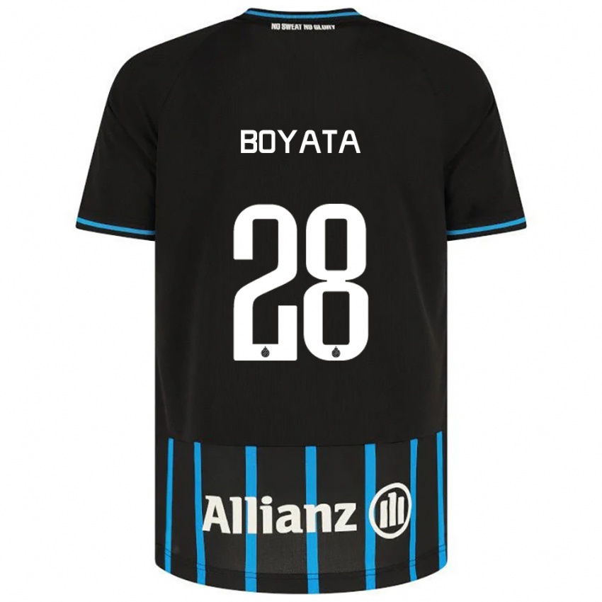 ילדים דדריק בויאטה #28 שחור כחול ג'רזי ביתית 2025/26 חולצה קצרה