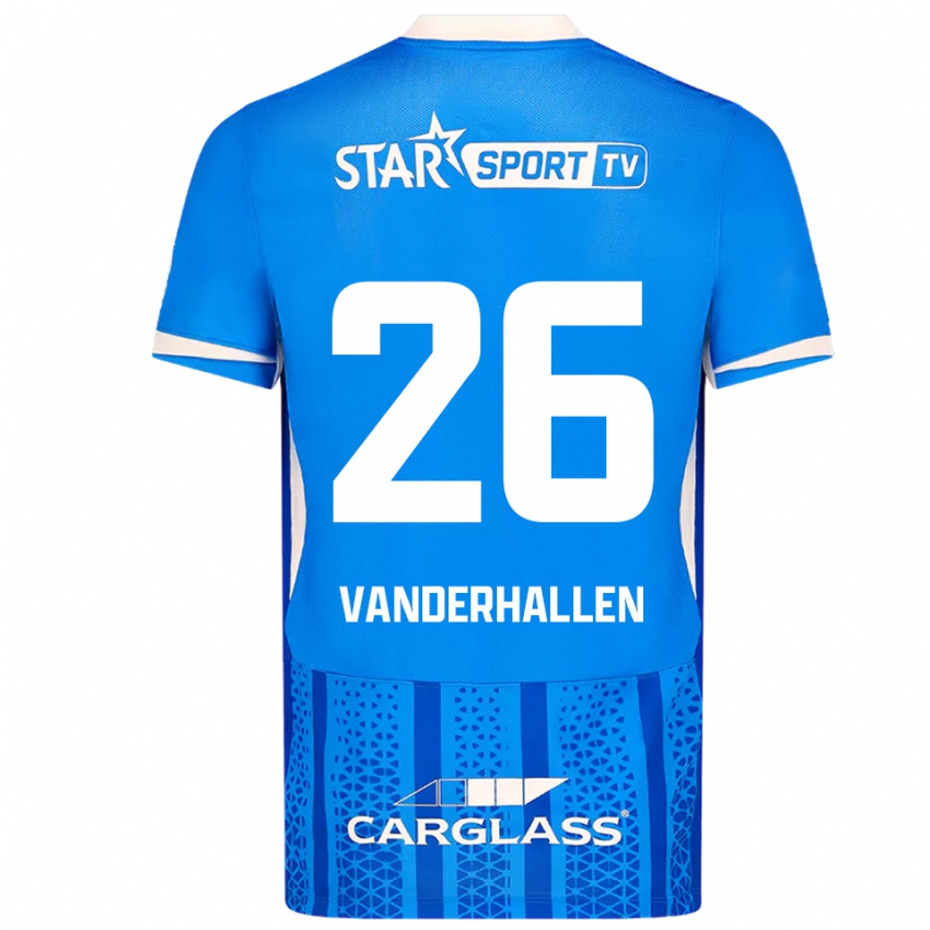 ילדים Yari Vanderhallen #26 כחול לבן ג'רזי ביתית 2025/26 חולצה קצרה