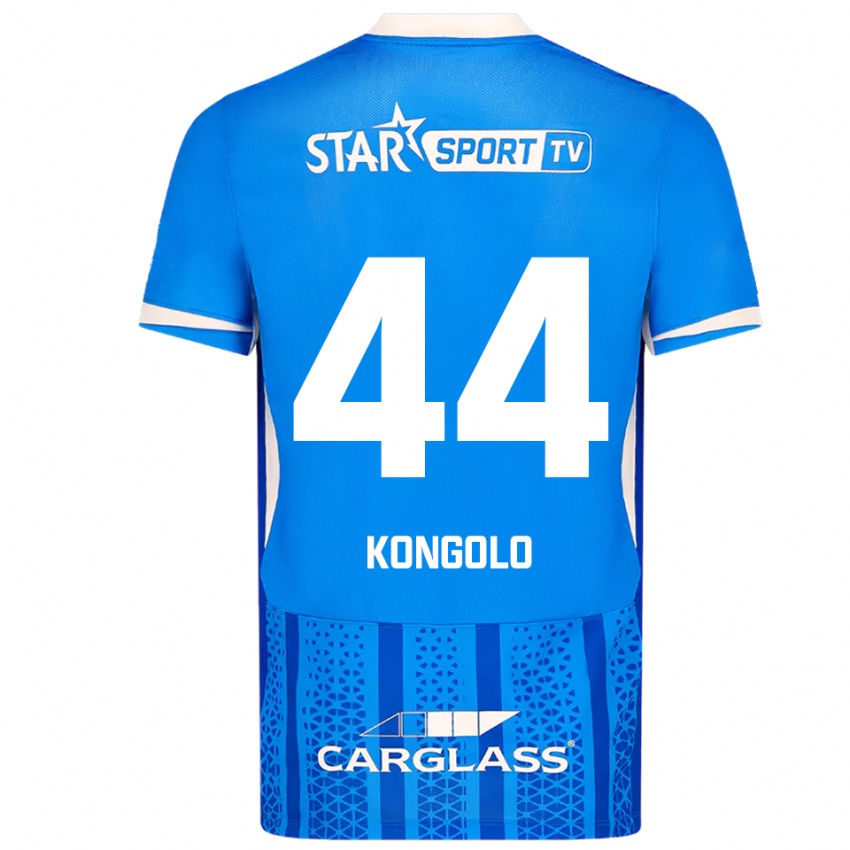 ילדים חוסואה קונגולו #44 כחול לבן ג'רזי ביתית 2025/26 חולצה קצרה