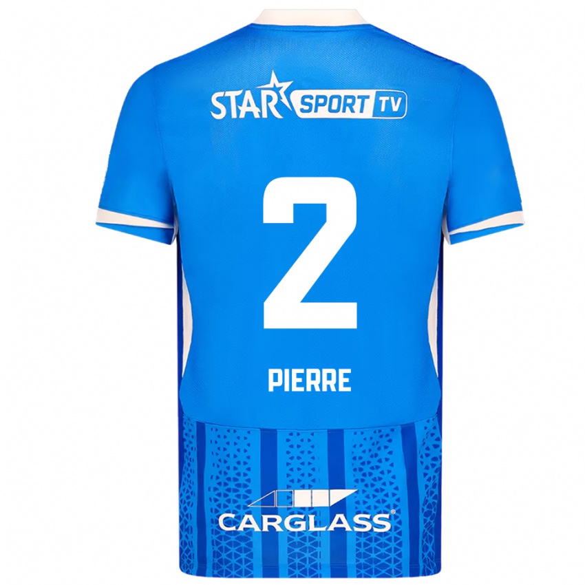 ילדים קיידן פייר #2 כחול לבן ג'רזי ביתית 2025/26 חולצה קצרה