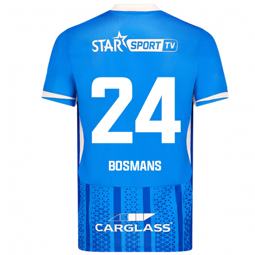 ילדים Pia Bosmans #24 כחול לבן ג'רזי ביתית 2025/26 חולצה קצרה