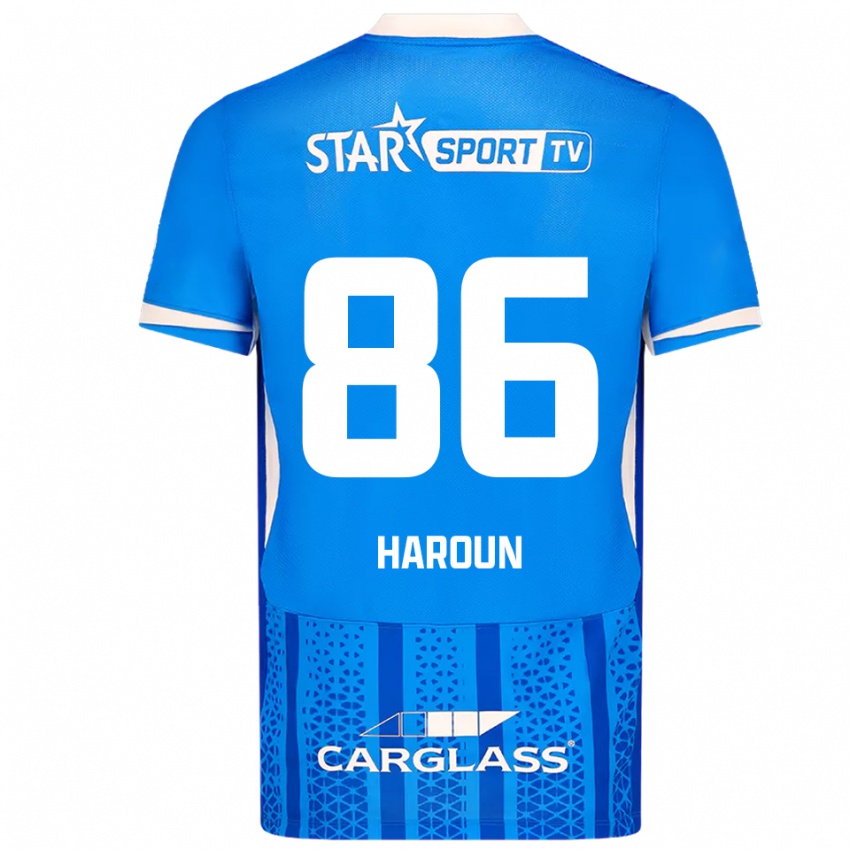 ילדים קנאן באבאן הרון #86 כחול לבן ג'רזי ביתית 2025/26 חולצה קצרה