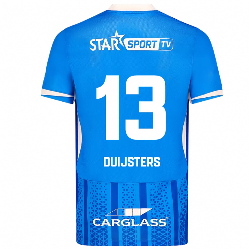 ילדים Gwen Duijsters #13 כחול לבן ג'רזי ביתית 2025/26 חולצה קצרה