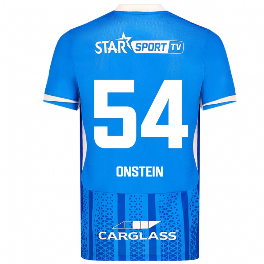 ילדים Juwensley Onstein #54 כחול לבן ג'רזי ביתית 2025/26 חולצה קצרה
