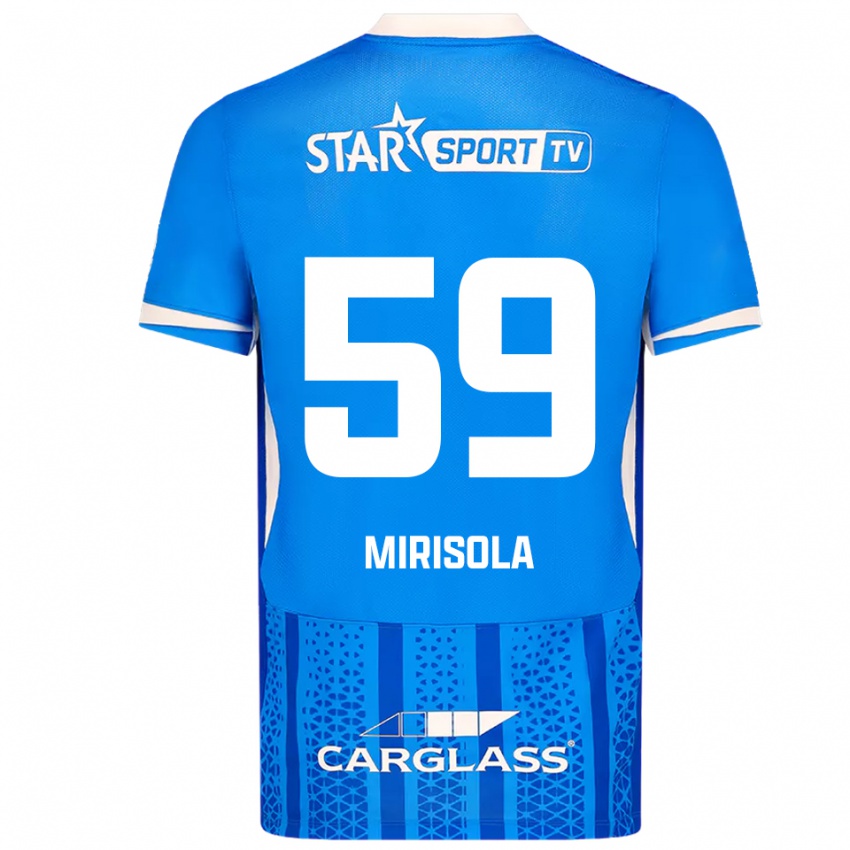 ילדים רובין מיריסולה #59 כחול לבן ג'רזי ביתית 2025/26 חולצה קצרה