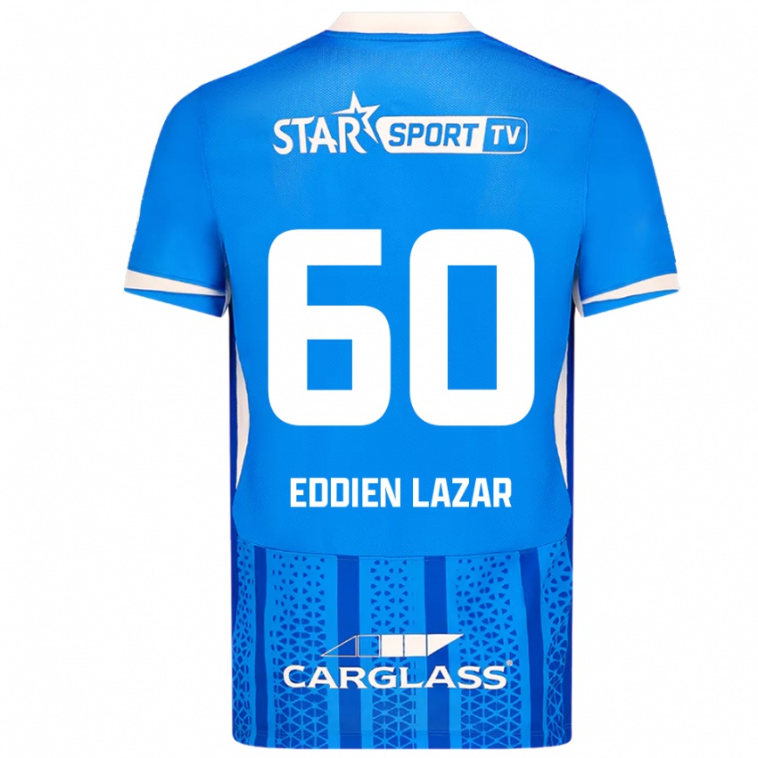 ילדים אדיין סעיף לזאר #60 כחול לבן ג'רזי ביתית 2025/26 חולצה קצרה ילדים אדיין סעיף לזאר #60 כחול לבן ג'רזי ביתית 2025/26 חולצה קצרה