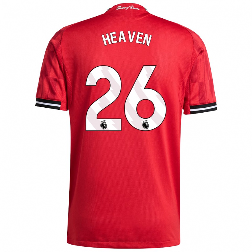 ילדים איידן גן עדן #26 אדום שחור לבן ג'רזי ביתית 2025/26 חולצה קצרה