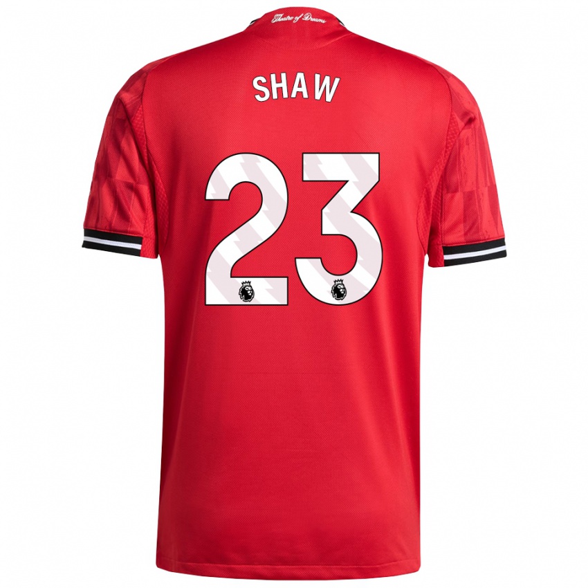 ילדים לוק שו #23 אדום שחור לבן ג'רזי ביתית 2025/26 חולצה קצרה