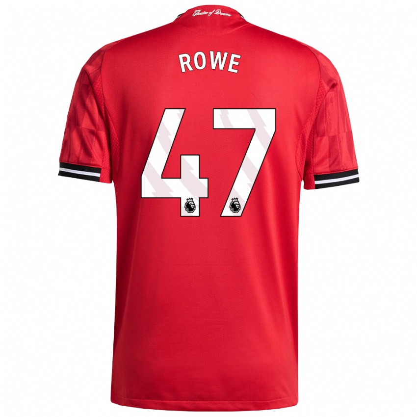 ילדים טומי רואו #47 אדום שחור לבן ג'רזי ביתית 2025/26 חולצה קצרה