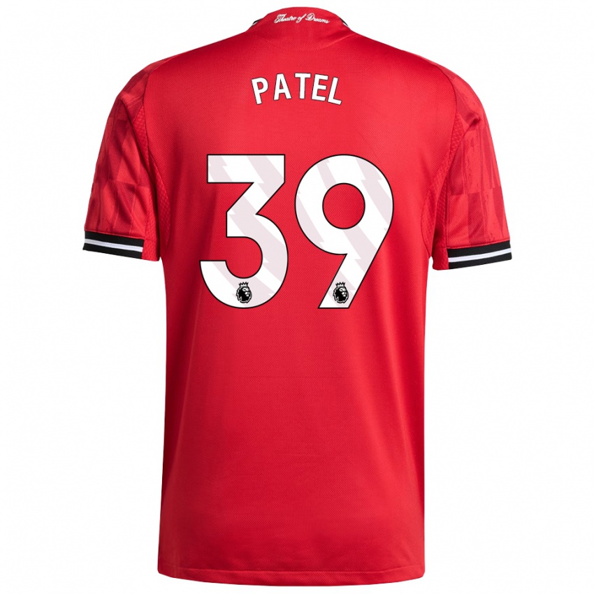 ילדים סאפיה מידלטון-פאטל #39 אדום שחור לבן ג'רזי ביתית 2025/26 חולצה קצרה