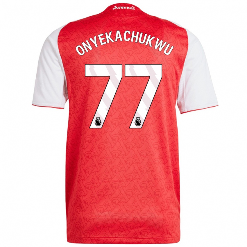 ילדים סמואל אונייקצ׳וקו #77 אדום לבן ג'רזי ביתית 2025/26 חולצה קצרה ילדים סמואל אונייקצ׳וקו #77 אדום לבן ג'רזי ביתית 2025/26 חולצה קצרה