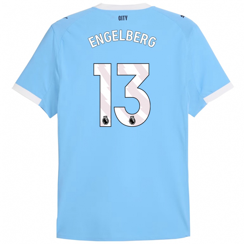 ילדים סטברוס אנגלברג #13 תכלת לבן ג'רזי ביתית 2025/26 חולצה קצרה