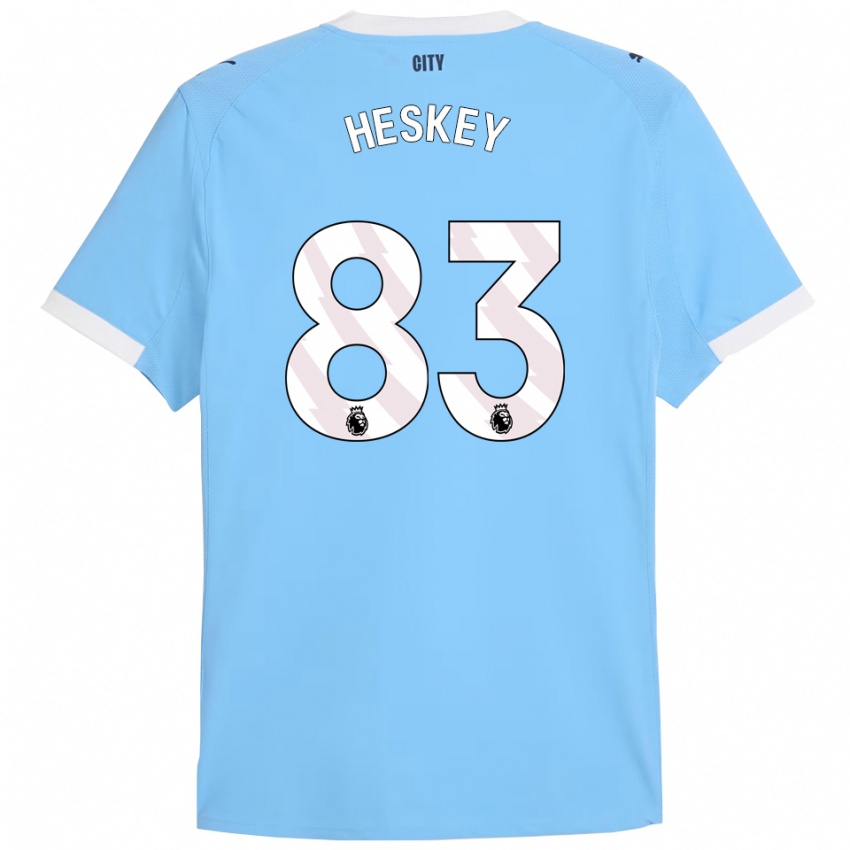 ילדים רייגן האסקי #83 תכלת לבן ג'רזי ביתית 2025/26 חולצה קצרה