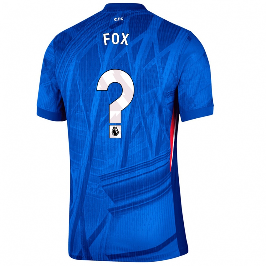 ילדים ג'ורג'ה פוקס #0 כחול לבן ג'רזי ביתית 2025/26 חולצה קצרה