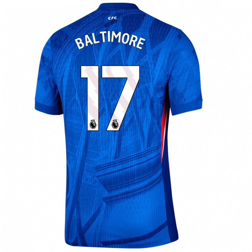 ילדים סנדי בולטימור #17 כחול לבן ג'רזי ביתית 2025/26 חולצה קצרה