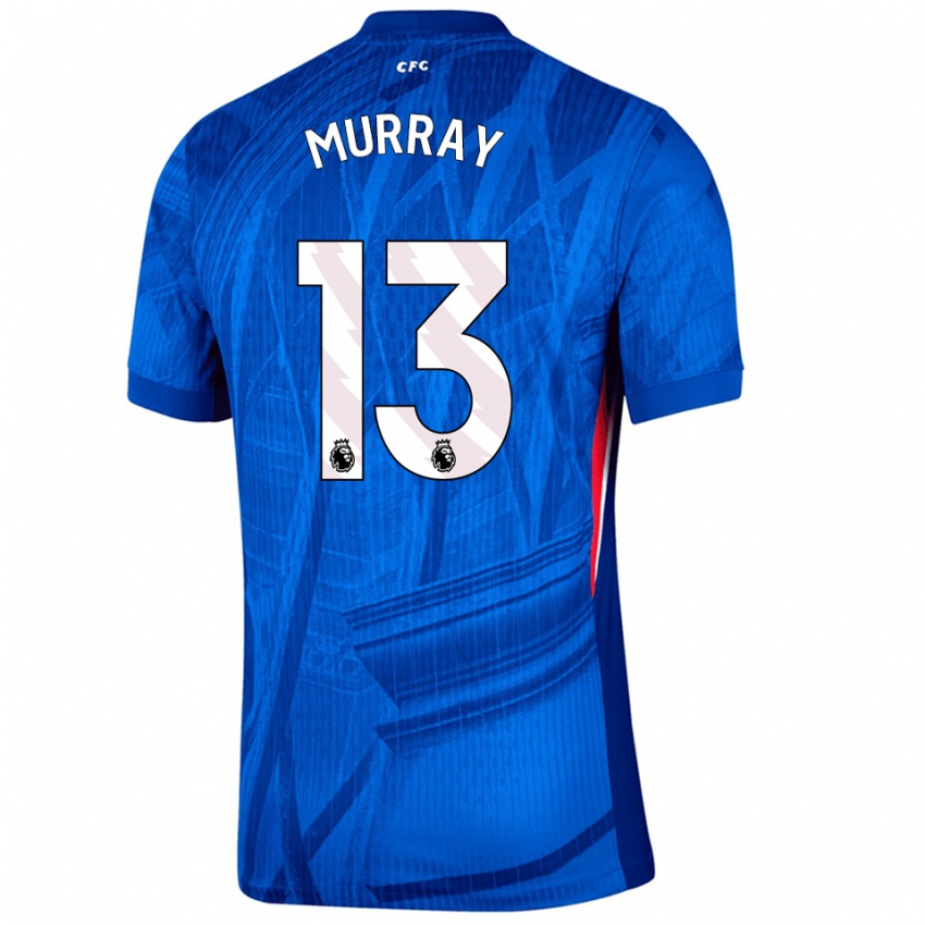 ילדים Jake Murray #13 כחול לבן ג'רזי ביתית 2025/26 חולצה קצרה