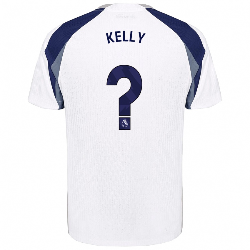 ילדים קייל קלי #0 לבן נייבי ג'רזי ביתית 2025/26 חולצה קצרה