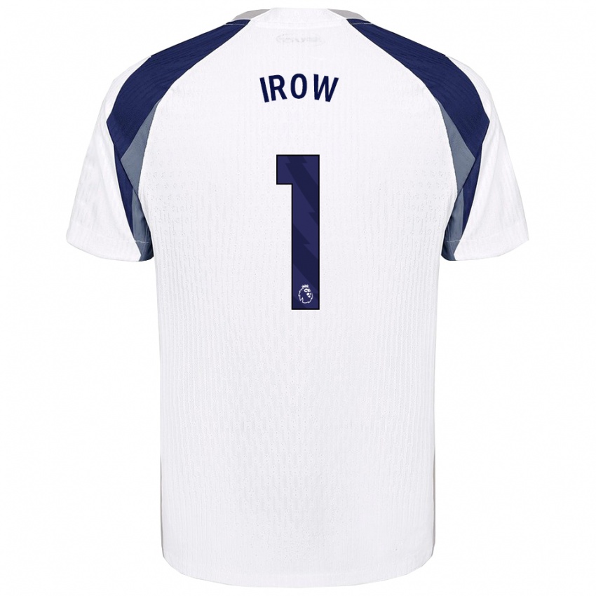 ילדים Blake Irow #1 לבן נייבי ג'רזי ביתית 2025/26 חולצה קצרה