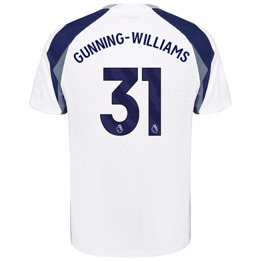 ילדים לנה גאנינג-וויליאמס #31 לבן נייבי ג'רזי ביתית 2025/26 חולצה קצרה