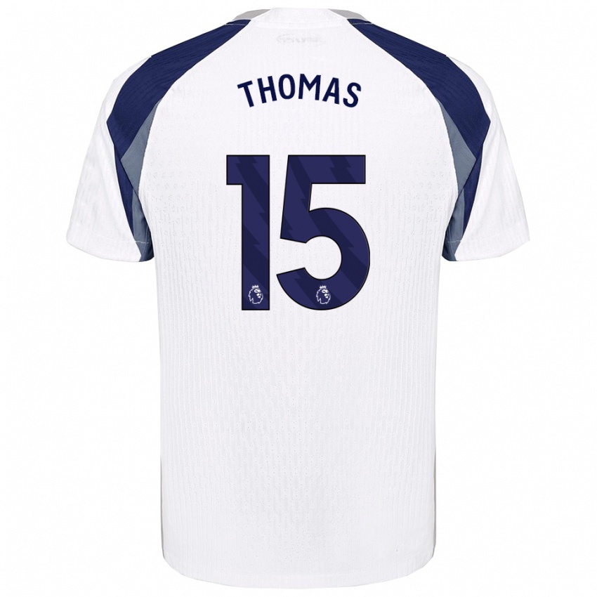 ילדים Cameron Thomas #15 לבן נייבי ג'רזי ביתית 2025/26 חולצה קצרה