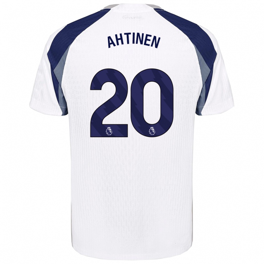 ילדים אולגה אהטינן #20 לבן נייבי ג'רזי ביתית 2025/26 חולצה קצרה