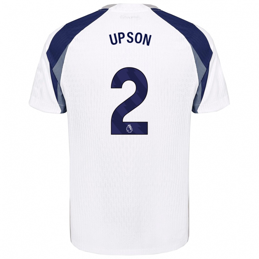 ילדים אלייז׳ה אפסון #2 לבן נייבי ג'רזי ביתית 2025/26 חולצה קצרה