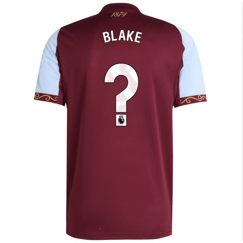 ילדים Josh Blake #0 בורדו תכלת ג'רזי ביתית 2025/26 חולצה קצרה