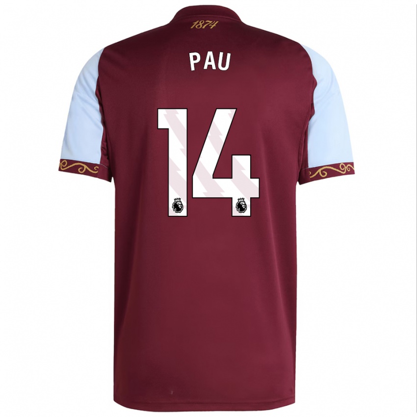 ילדים פאו טורס #14 בורדו תכלת ג'רזי ביתית 2025/26 חולצה קצרה