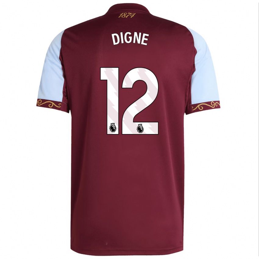 ילדים לוקא דין #12 בורדו תכלת ג'רזי ביתית 2025/26 חולצה קצרה