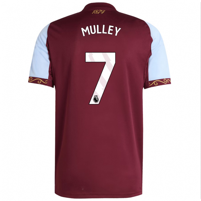 ילדים Trai-Varn Mulley #7 בורדו תכלת ג'רזי ביתית 2025/26 חולצה קצרה